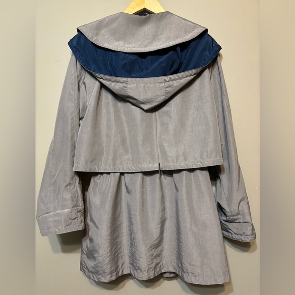 UTEX Hooded Trench Jacket, Cinch Waist - Picture 4 of 10